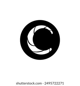 letter c logo that is unique and simple