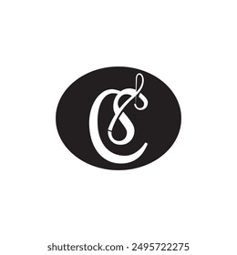 letter c logo that is unique and simple