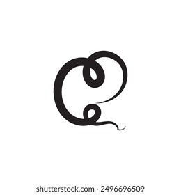 letter c logo that is unique and simple