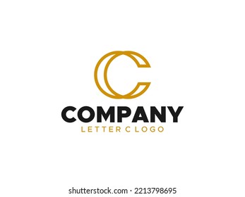 Letter C Logo, logo C vector for awesome bussines, company, startup or corporation identity,  logo vector for Bussines, logo vector for Company, Initial letter vector, C initial corporation