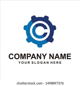 letter C logo vector design