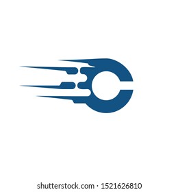 Letter C logo vector design illustration