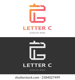 Letter C Logo Vector Stock Illustration