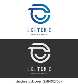 Letter C Logo Vector Stock Illustration