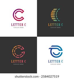 Letter C Logo Vector Stock Illustration
