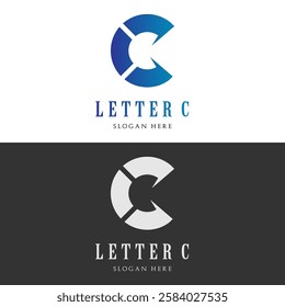 Letter C Logo Vector Stock Illustration