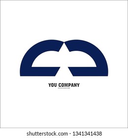 letter C C logo vector template