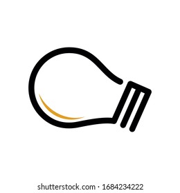 Letter C M Light Bulb  Icon Logo Design Element