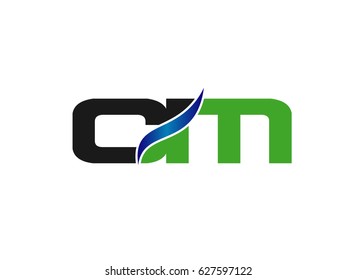 Letter C and M logo vector
