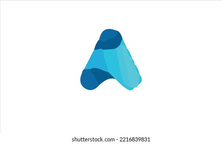 Letter c m modern vector image