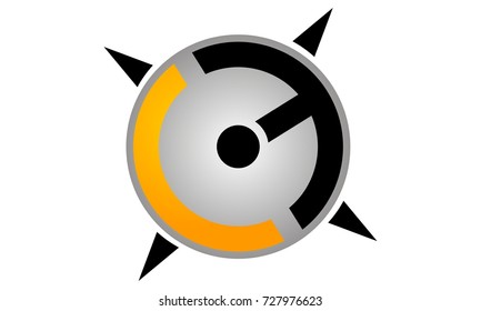 Letter C M Solution Modern Logo 
