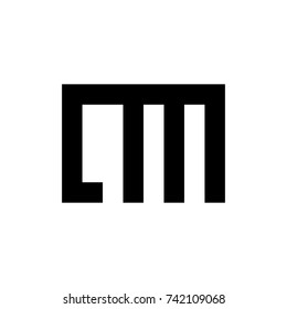 letter C and M vector logo