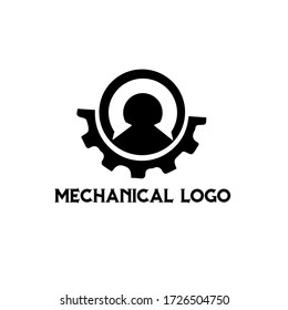 Letter C Mechanical Logo Design Template