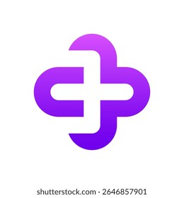 Letter C medical modern creative logo design