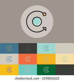 Letra C Diseño de vectores de logotipo mínimo