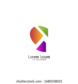 "letra C". Diseño minimalista, sencillo, digital y moderno de logotipos.