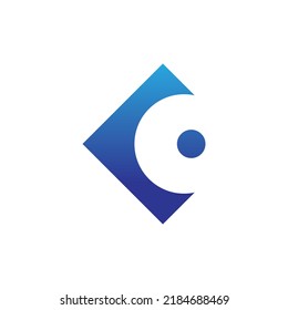 letter C modern vector logo design