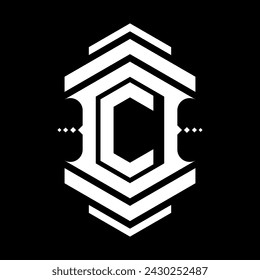 letter c  monogram icon logo design 