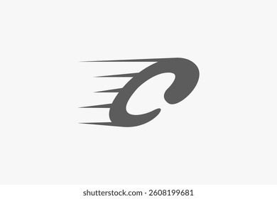 letter C move fast logo