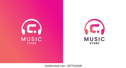 Letter C Music Logo Design Inspiration