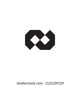 letter C. letter N. letter U. white square, letter C N U simple symbol logo vector