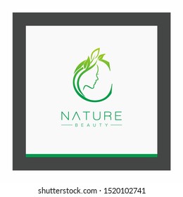 Letter C Nature Beauty Letter Logo Design Vector Icon