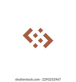 Letter C, number 8 and letter j squares geometric symbol simple logo vector