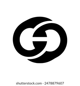 letter C and O linked logo vector illustration template design