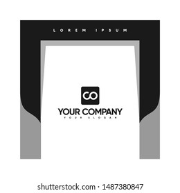 Letter C + O Logo Design Concept