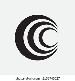 Letter C or O Logo Design Template