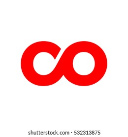 letter C and O logo vector