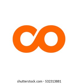 letter C and O logo vector