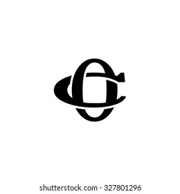 letter C and O monogram logo