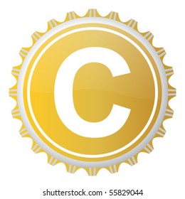 letter c on cap
