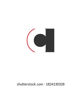 Letter C on square design concept