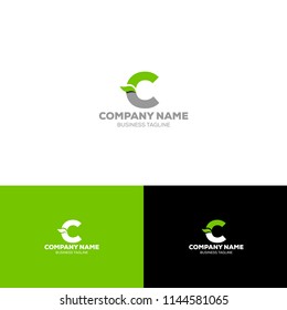 Letter C Organic Logo Template