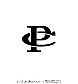 letter C and P monogram logo
