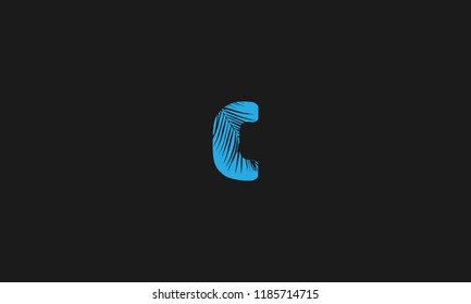 LETTER C PALM TREE LOGO FOR ILLUSTRATION OR LOGO DESIGN USE