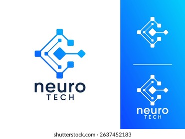 letter C pixel digital connect logo. network signal technology connectivity symbol icon vector design	
