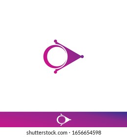 Letter C With Play Logo Design