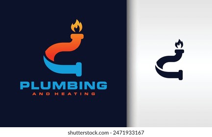 letter C plumbing and heating logo