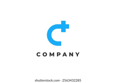 letter c plus or hospital medical logo