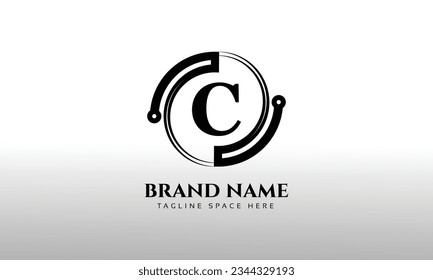 Letter C professional logo design templates