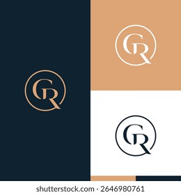 letter C and R in the circle