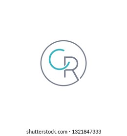 Letter C and R Logo Design