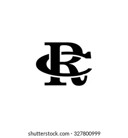 letter C and R monogram logo