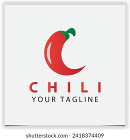 letter c red chili logo