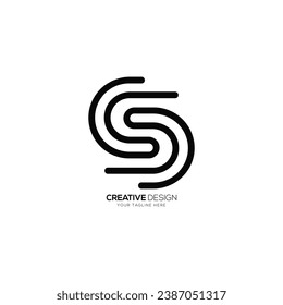 Letter c s d line art initial creative fashion business modern minimal monogram logo design