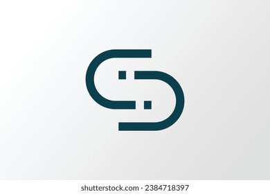 Letter C S logo vector design