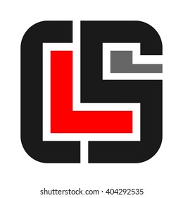 letter C and S logo vector.